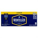 MONTELLIER CARB WATER LEMON 355ML