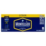 MONTELLIER CARB WATER LEMON 355ML