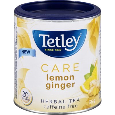 TETLEY LEMON GINGER 20EA