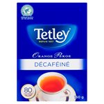 TETLEY DECAF ORANGE PEKOE 80EA