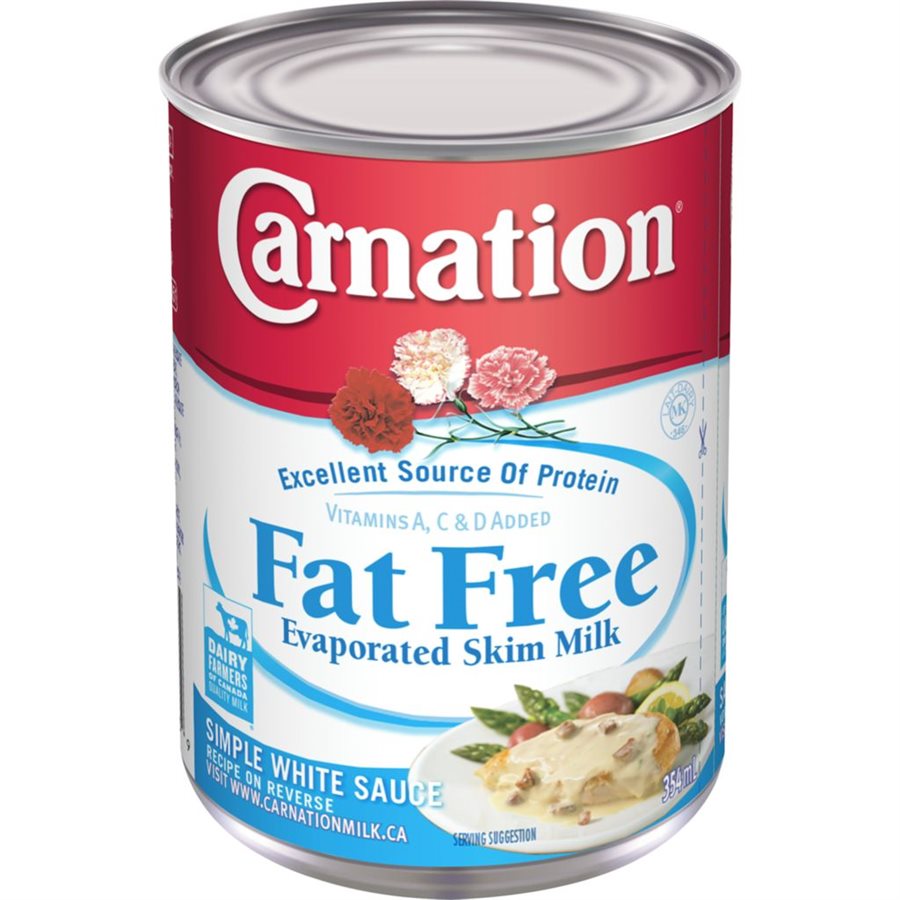 CARNATION FAT FREE EVAP MILK 354ML