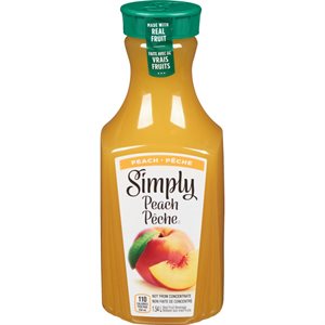 SIMPLY JUICE DRINK PEACH 2LT