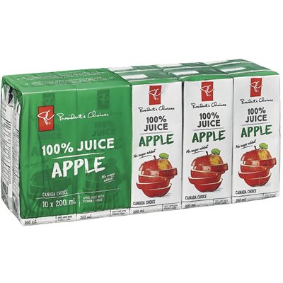 PC 100% APPLE JUICE 200ML