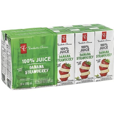 PC 100% STRAWBERRY / BAN JUICE 200ML