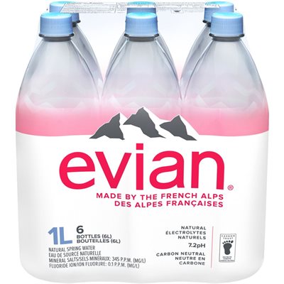 EVIAN WATER 1LT