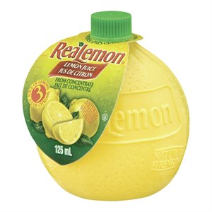 REALEMON LEMON JUICE PLASTIC 125ML