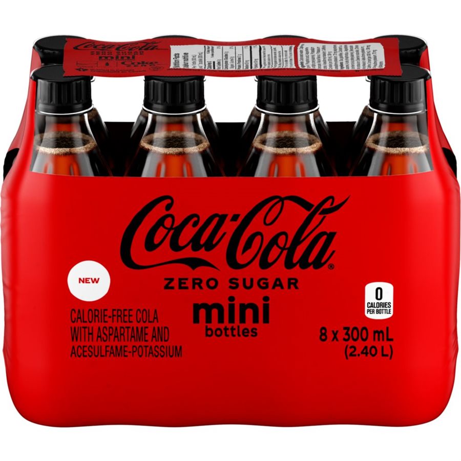 COKE ZERO SUGAR MINI BOTTLE 300ML