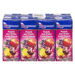 ROUGEMONT FRUIT PUNCH DRINK 8x200ML