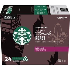 SBUX FRENCH ROAST K CUP 24EA